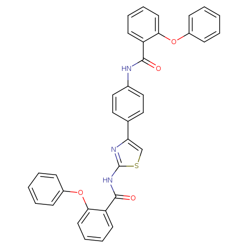 2-phenoxy-N-{4-[4-(2-phenoxybenzamido)phenyl]-1,3-thiazol-2-yl}benzamide