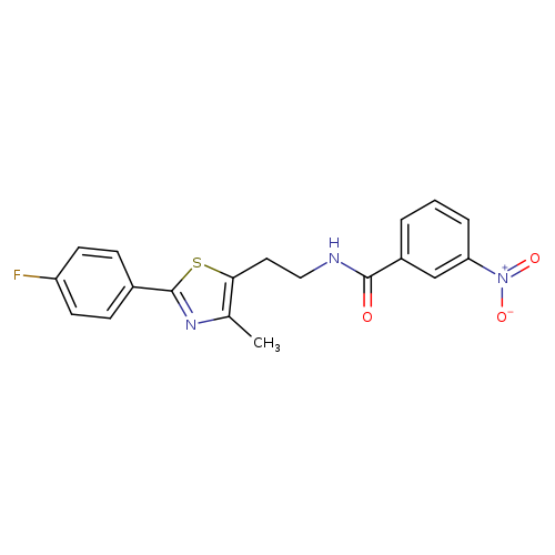 N-{2-[2-(4-fluorophenyl)-4-methyl-1,3-thiazol-5-yl]ethyl}-3-nitrobenzamide