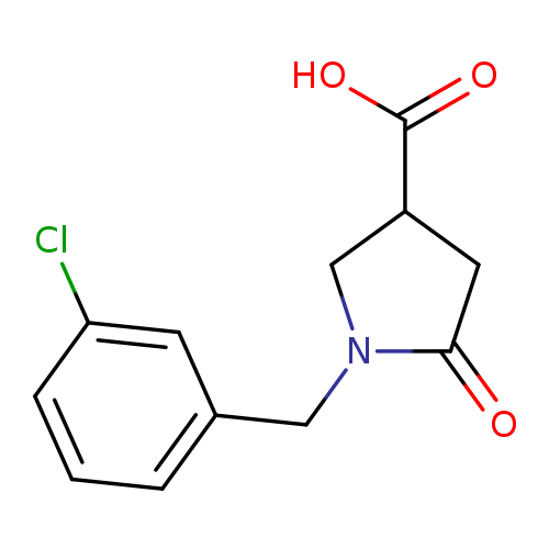 1-(3-Chlorobenzyl)-5-oxopyrrolidine-3-carboxylic acid