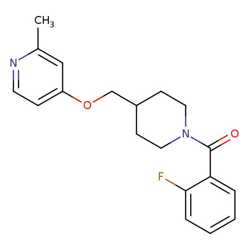 4-{[1-(2-fluorobenzoyl)piperidin-4-yl]methoxy}-2-methylpyridine