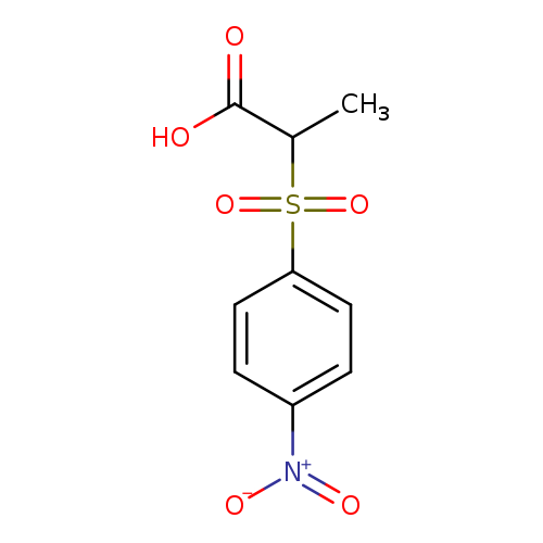 2-(4-nitrobenzenesulfonyl)propanoic acid