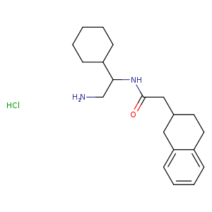 N-(2-amino-1-cyclohexylethyl)-2-(1,2,3,4-tetrahydronaphthalen-2-yl)acetamidehydrochloride