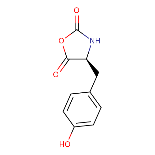 2,​5-​Oxazolidinedione, 4-​[(4-​hydroxyphenyl)​methyl]​-​, (4S)​-