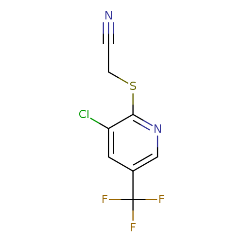 2-([3-Chloro-5-(trifluoromethyl)-2-pyridinyl]sulfanyl)acetonitrile