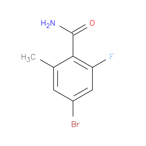 4-Bromo-2-fluoro-6-methylbenzamide