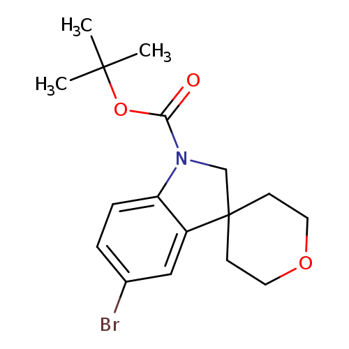 tert-butyl 5-bromospiro[2H-indole-3,4'-oxane]-1-carboxylate