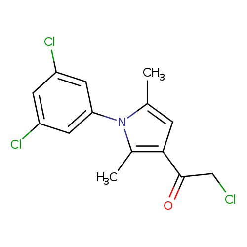 2-Chloro-1-(1-(3,5-dichlorophenyl)-2,5-dimethyl-1H-pyrrol-3-yl)ethanone
