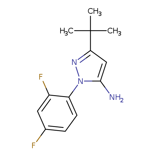 3-tert-butyl-1-(2,4-difluorophenyl)-1H-pyrazol-5-amine