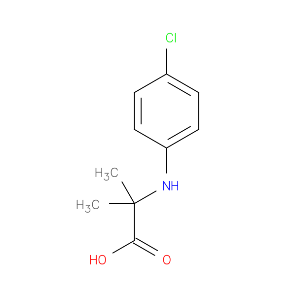 2-((4-Chlorophenyl)amino)-2-methylpropanoic acid