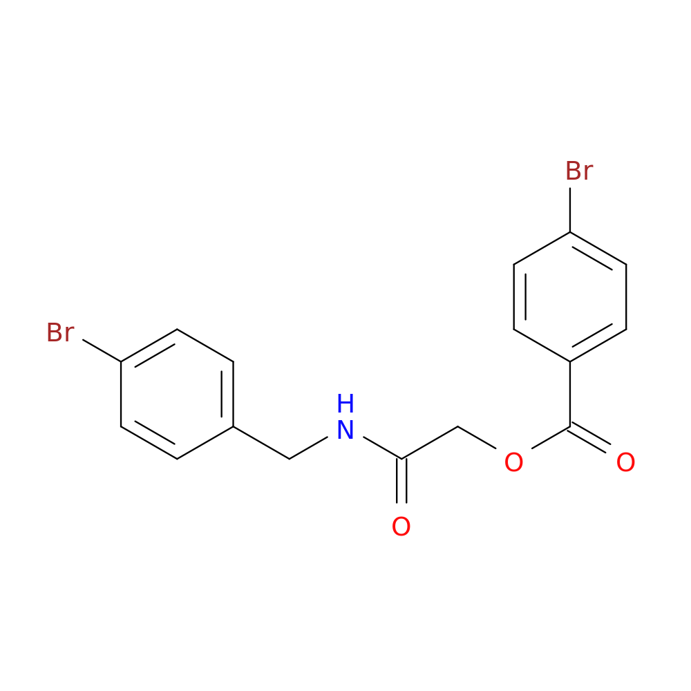 {[(4-bromophenyl)methyl]carbamoyl}methyl 4-bromobenzoate