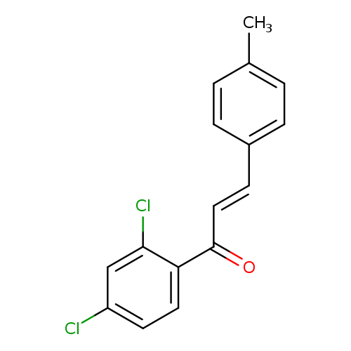 (2E)-1-(2,4-dichlorophenyl)-3-(4-methylphenyl)prop-2-en-1-one