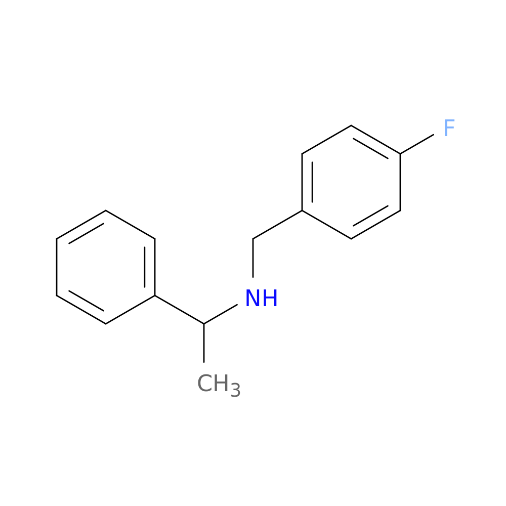 (4-FLUOROBENZYL)(1-PHENYLETHYL)AMINE
