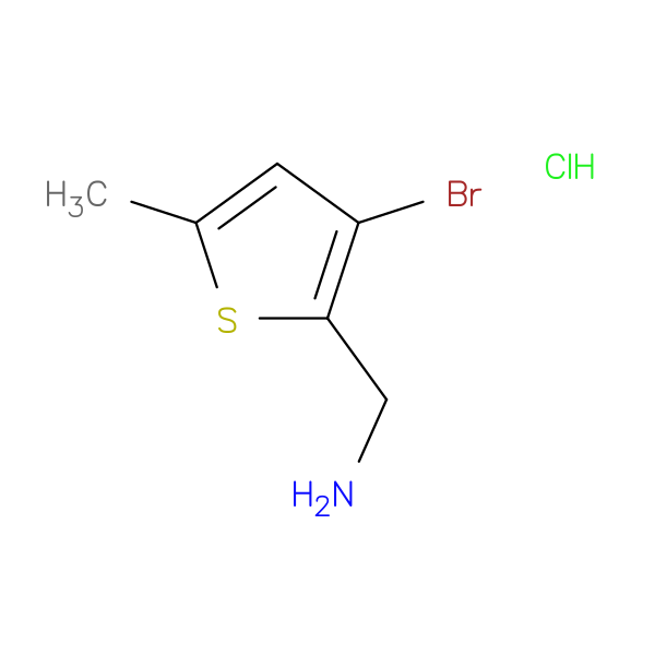(3-Bromo-5-methylthiophen-2-yl)methanamine hydrochloride