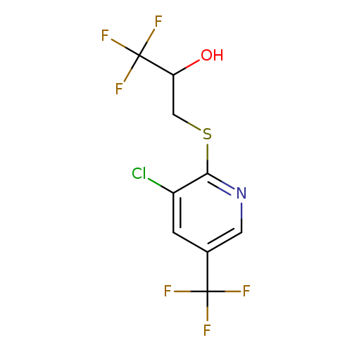 3-{[3-chloro-5-(trifluoromethyl)pyridin-2-yl]sulfanyl}-1,1,1-trifluoropropan-2-ol