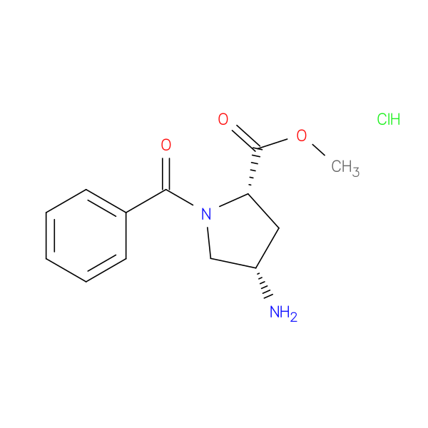 (2S,4S)-Methyl 4-amino-1-benzoylpyrrolidine-2-carboxylate hydrochloride