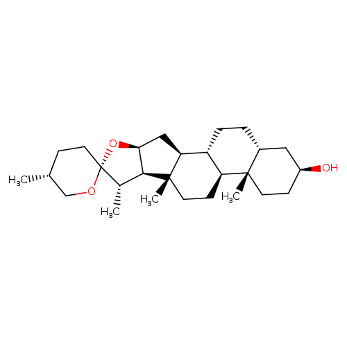 (2aR,4S,5'R,6aS,6bS,8aS,8bR,9S,10R,11aS,12aS,12bR)-5',6a,8a,9-tetramethyldocosahydrospiro[naphtho[2',1':4,5]indeno[2,1-b]furan-10,2'-pyran]-4-ol
