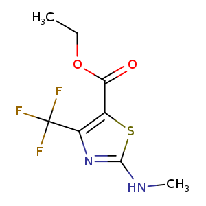 Ethyl 2-(methylamino)-4-(trifluoromethyl)thiazole-5-carboxylate