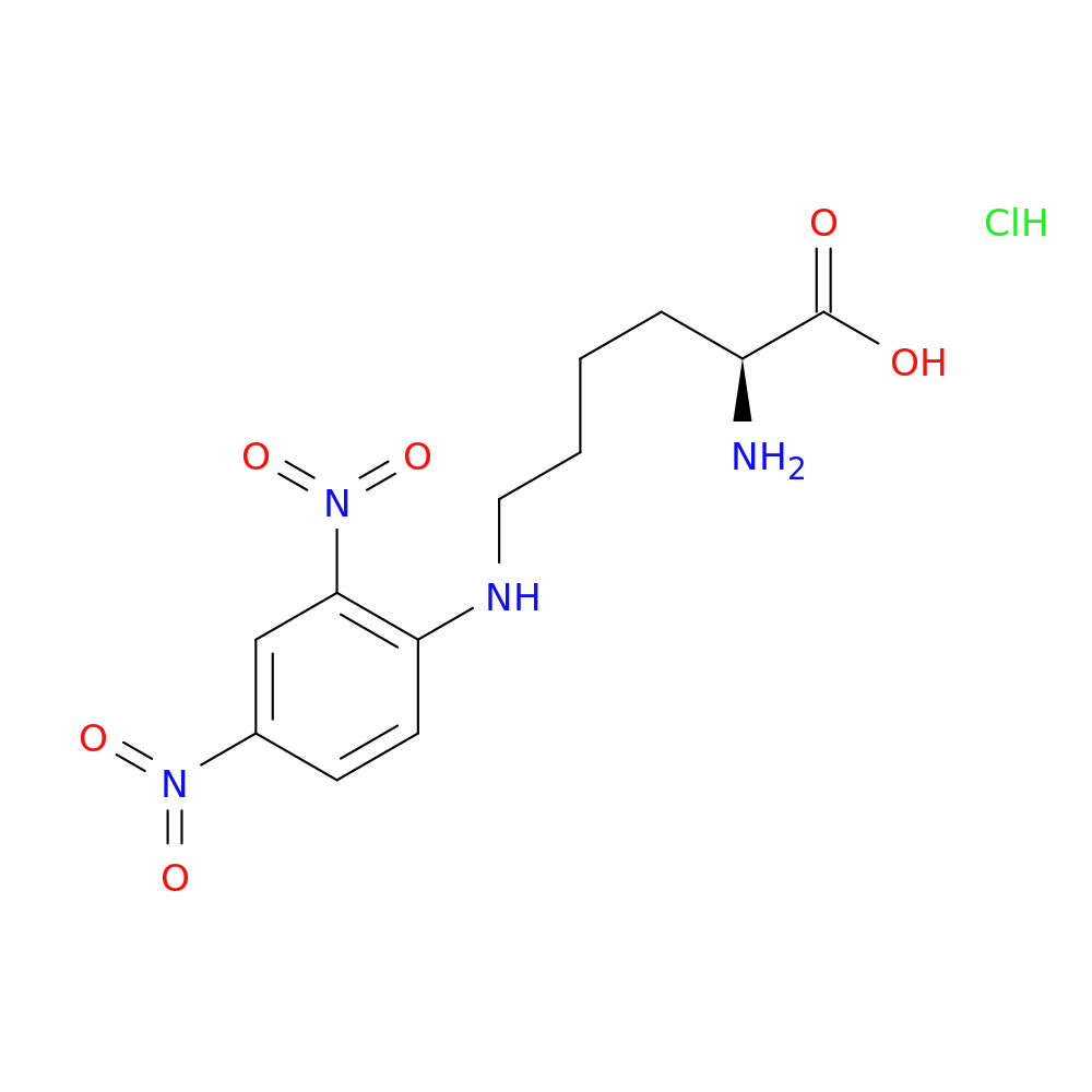 Nepsilon-(2,4-Dinitrophenyl)-L-lysine Hydrochloride