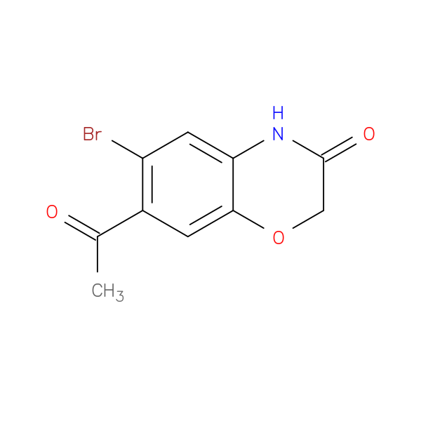 7-acetyl-6-bromo-3,4-dihydro-2H-1,4-benzoxazin-3-one