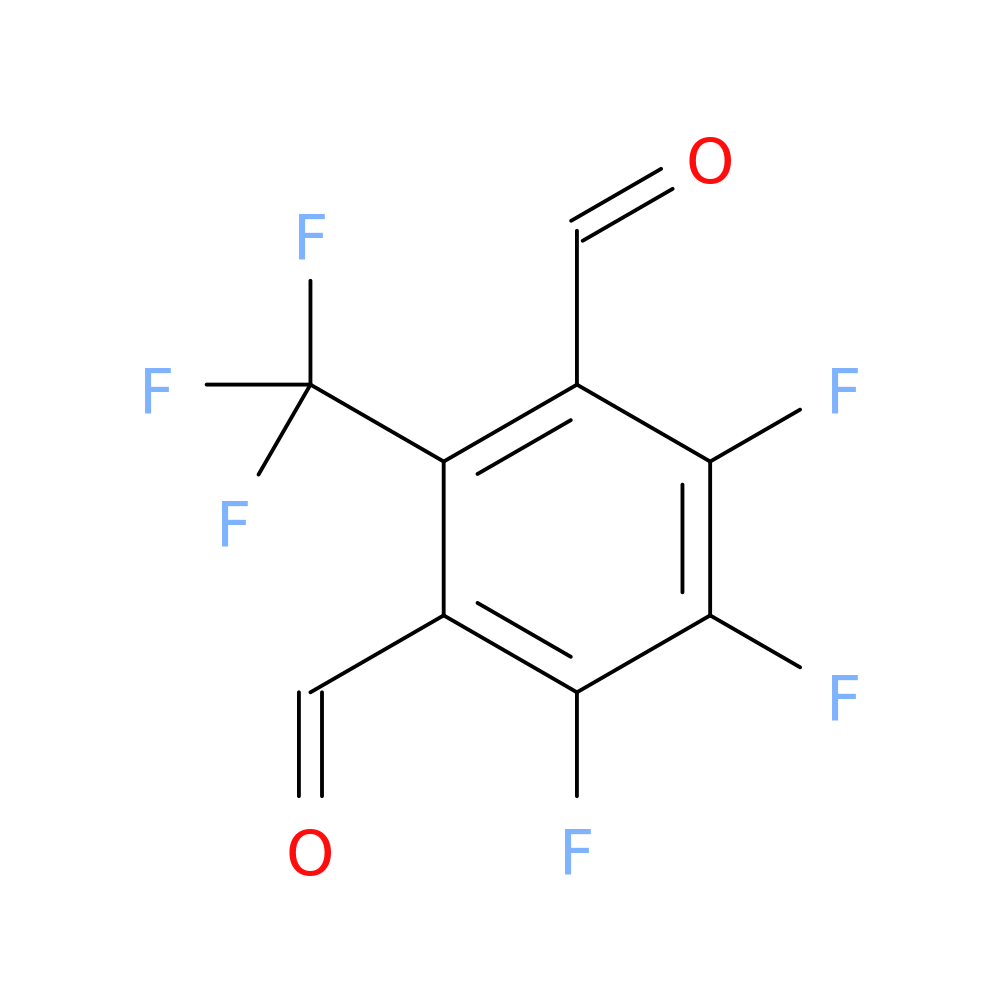 4,5,6-trifluoro-2-(trifluoromethyl)benzene-1,3-dicarbaldehyde