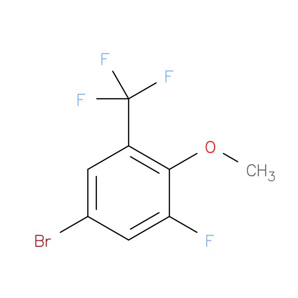 5-Bromo-1-fluoro-2-methoxy-3-(trifluoromethyl)benzene