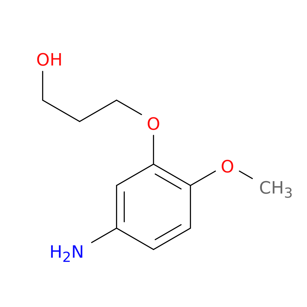 1-Propanol, 3-(5-amino-2-methoxyphenoxy)-