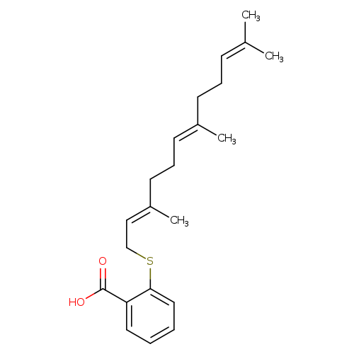 Benzoic acid, 2-[[(2E,6E)-3,7,11-trimethyl-2,6,10-dodecatrien-1-yl]thio]-