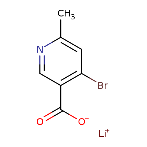 lithium(1+) 4-bromo-6-methylpyridine-3-carboxylate