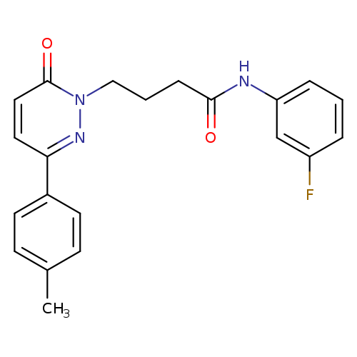 N-(3-fluorophenyl)-4-[3-(4-methylphenyl)-6-oxo-1,6-dihydropyridazin-1-yl]butanamide