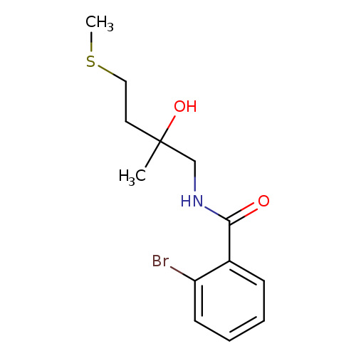 2-bromo-N-[2-hydroxy-2-methyl-4-(methylsulfanyl)butyl]benzamide