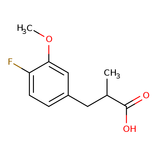 3-(4-Fluoro-3-methoxyphenyl)-2-methylpropanoic acid
