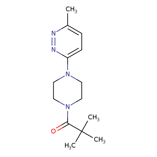 2,2-dimethyl-1-[4-(6-methylpyridazin-3-yl)piperazin-1-yl]propan-1-one