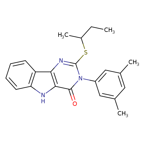 2-(butan-2-ylsulfanyl)-3-(3,5-dimethylphenyl)-3H,4H,5H-pyrimido[5,4-b]indol-4-one