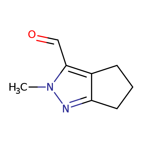2-methyl-2H,4H,5H,6H-cyclopenta[c]pyrazole-3-carbaldehyde
