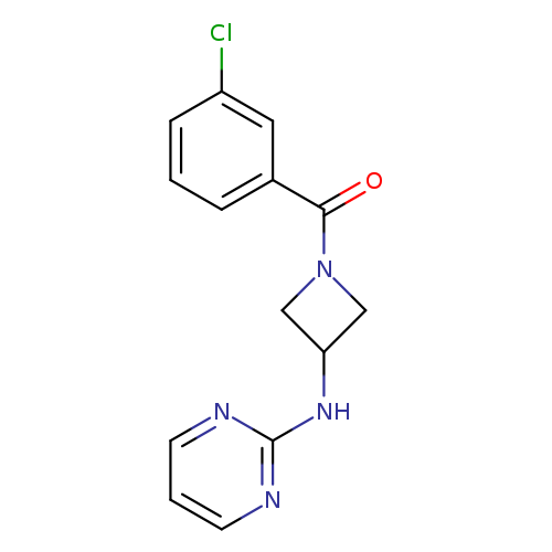 N-[1-(3-chlorobenzoyl)azetidin-3-yl]pyrimidin-2-amine