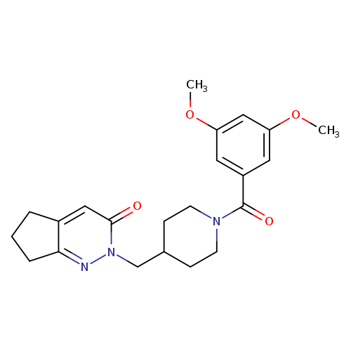 2-{[1-(3,5-dimethoxybenzoyl)piperidin-4-yl]methyl}-2H,3H,5H,6H,7H-cyclopenta[c]pyridazin-3-one