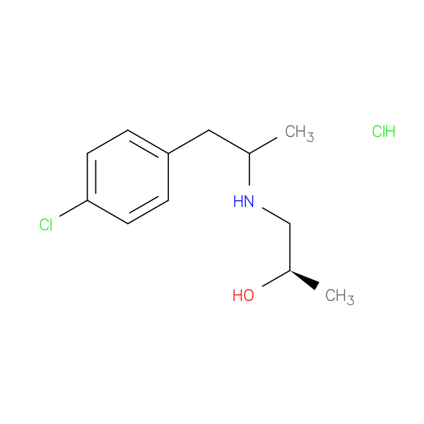 (2R)-1-{[1-(4-chlorophenyl)propan-2-yl]amino}propan-2-ol hydrochloride