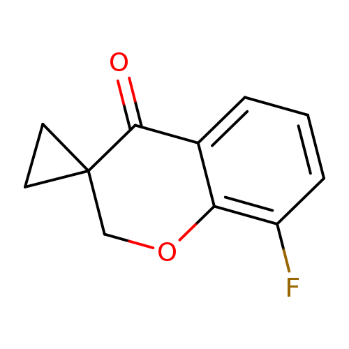 8-fluoro-2,4-dihydrospiro[1-benzopyran-3,1'-cyclopropane]-4-one