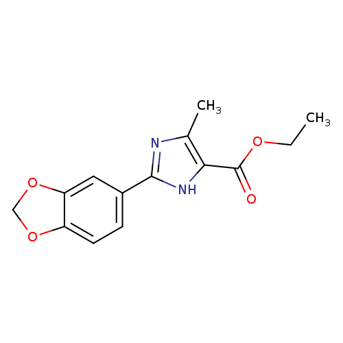 2-BENZO[1,3]DIOXOL-5-YL-5-METHYL-3H-IMIDAZOLE-4-CARBOXYLIC ACID ETHYL ESTER