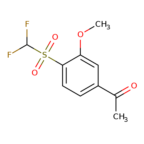 1-[4-(Difluoromethane)sulfonyl-3-methoxyphenyl]ethan-1-one