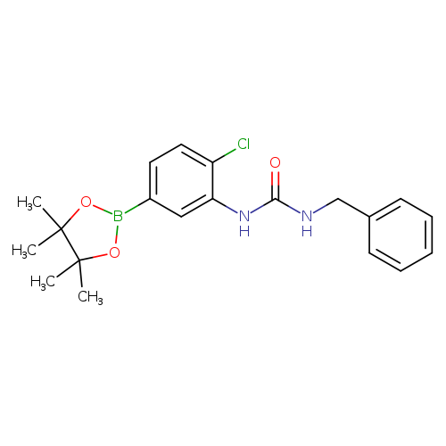 1-benzyl-3-[2-chloro-5-(tetramethyl-1,3,2-dioxaborolan-2-yl)phenyl]urea