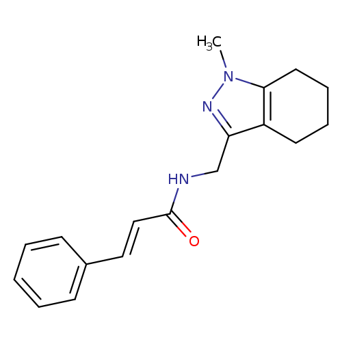 (2E)-N-[(1-methyl-4,5,6,7-tetrahydro-1H-indazol-3-yl)methyl]-3-phenylprop-2-enamide