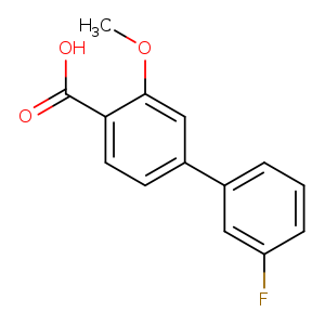4-(3-Fluorophenyl)-2-methoxybenzoic acid