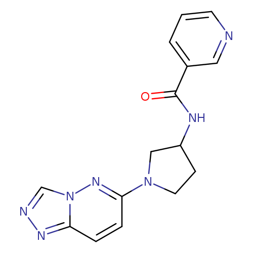 N-(1-{[1,2,4]triazolo[4,3-b]pyridazin-6-yl}pyrrolidin-3-yl)pyridine-3-carboxamide