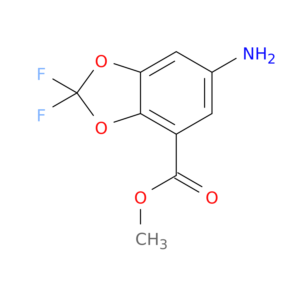 methyl 6-amino-2,2-difluoro-1,3-dioxaindane-4-carboxylate