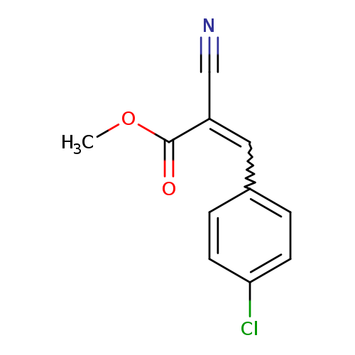 methyl (2Z)-3-(4-chlorophenyl)-2-cyanoprop-2-enoate