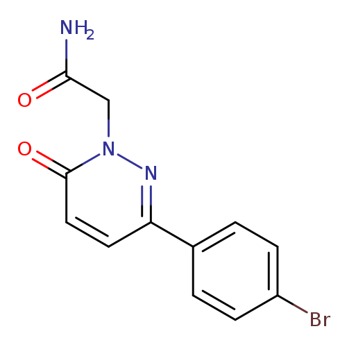 2-[3-(4-bromophenyl)-6-oxo-1,6-dihydropyridazin-1-yl]acetamide
