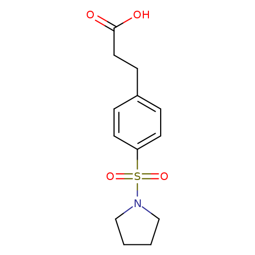 3-[4-(Pyrrolidin-1-ylsulfonyl)phenyl]propanoic acid