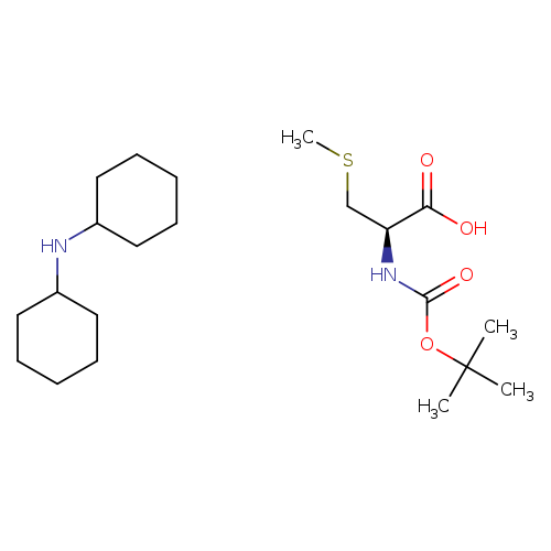 (2R)-2-{[(tert-butoxy)carbonyl]amino}-3-(methylsulfanyl)propanoic acid; N-cyclohexylcyclohexanamine