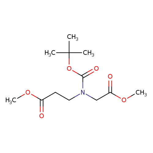 methyl 3-{[(tert-butoxy)carbonyl](2-methoxy-2-oxoethyl)amino}propanoate